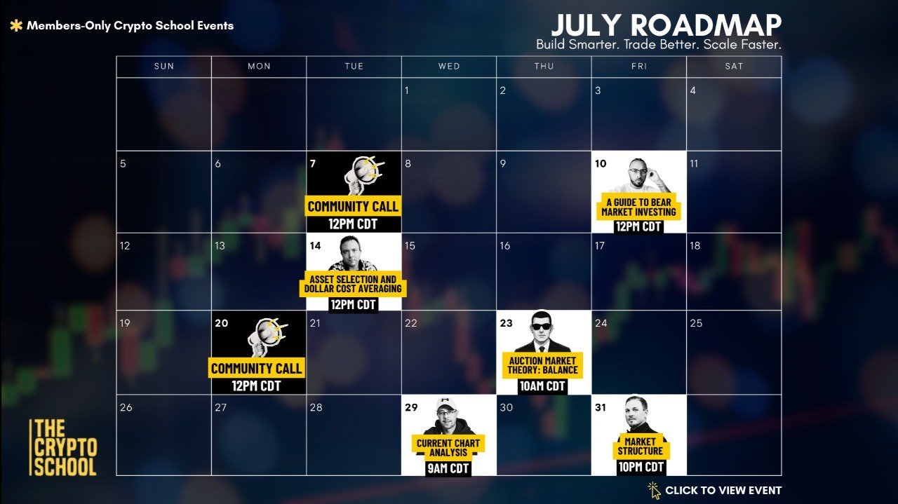 July Roadmap – The Crypto School